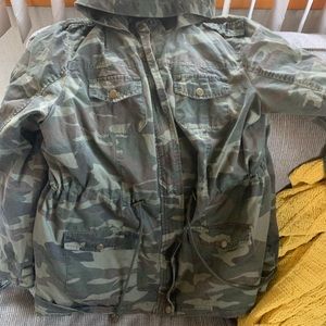 Camo anorak jacket